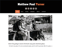 Tablet Screenshot of matthewpaulturner.com